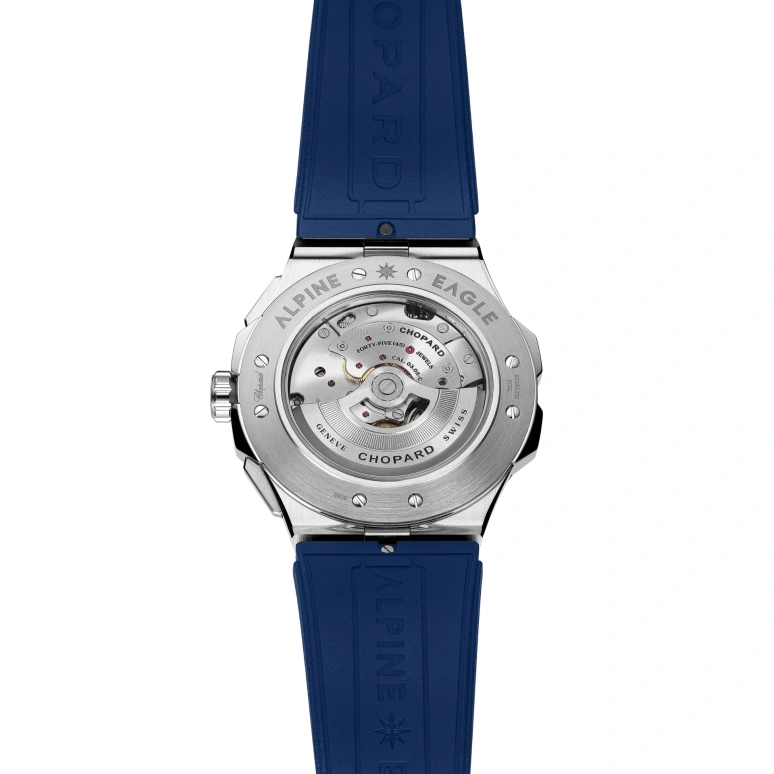 Chopard,Alpine Eagle 44mm,44mm,Stainless Steel,White,Red,Automatic,60hours,In-house Caliber,298609,298609-3003