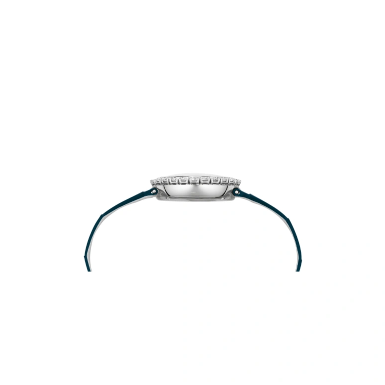 Chopard,Happy Diamonds 28.60mm,28.60mm,White Gold,White,Quartz,Sapphire,Crystal Glass,Round,205369,205369-1001