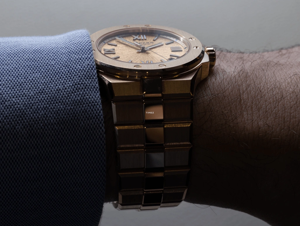 Chopard,Alpine Eagle 41mm,41mm,Yellow Gold,Gold,Automatic,Day,Sapphire,295363,295363-0001