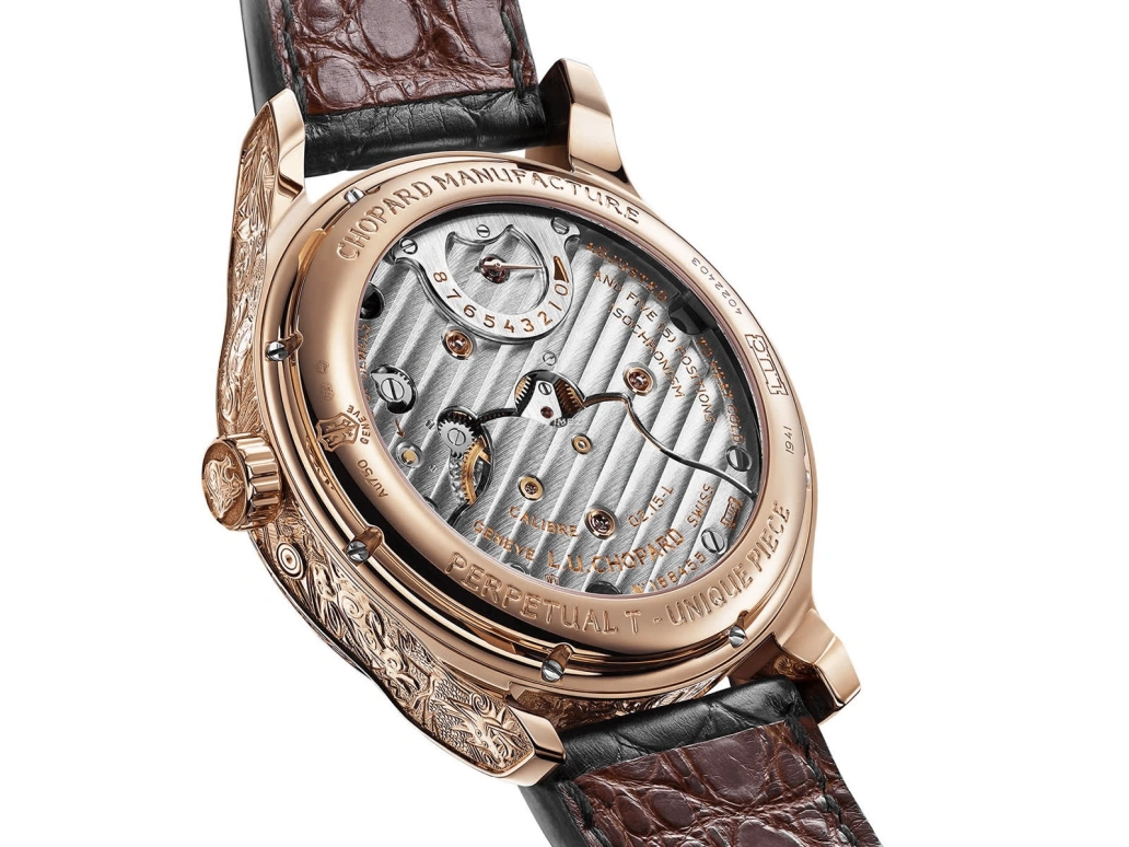 Chopard,L.U.C 43mm,43mm,Rose Gold,Silver,Handwound,Perpetual Calendar,Leap Year,Month,Date,216hours,In-house Caliber,161941,161941-5002