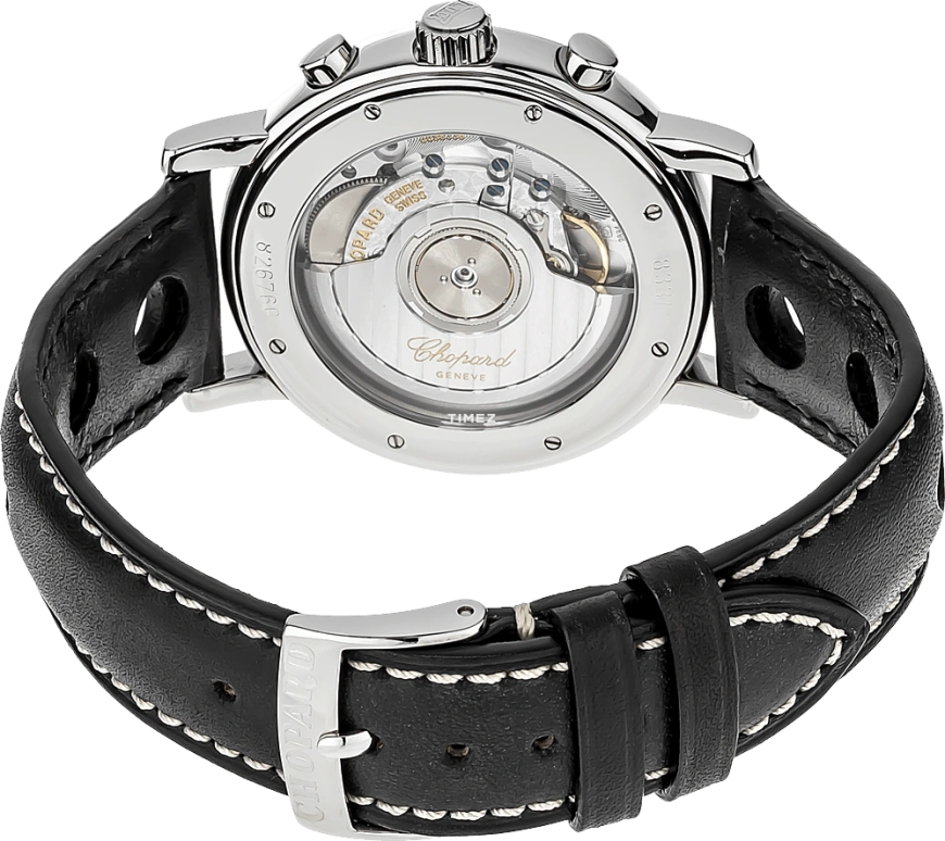 Chopard,Mille Miglia 39mm,39mm,Stainless Steel,Black,Automatic,Chronograph,Day,168331,168331-3001