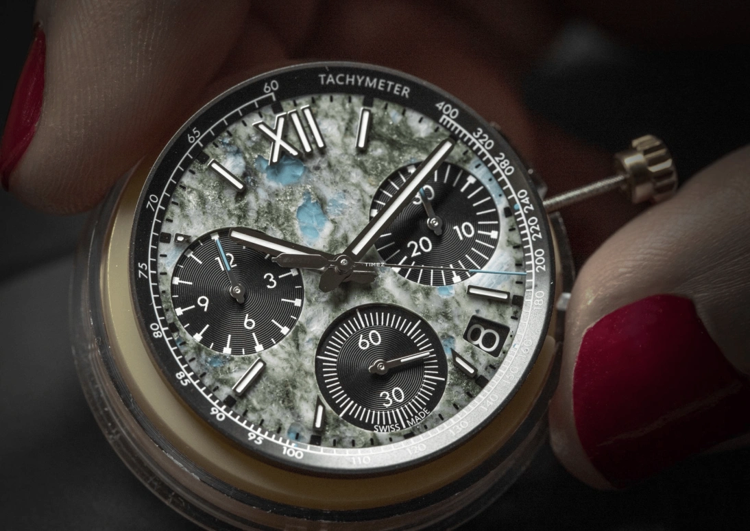 Chopard,Alpine Eagle 44mm,44mm,Stainless Steel,Turquoise,White,Black,Automatic,Chronograph,Day,298609,298609-3005