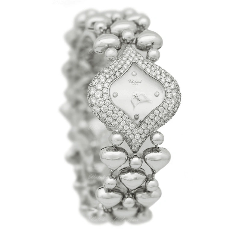 Chopard,Other ,White Gold,White,Quartz,Other,Silver,106813,106813-1001
