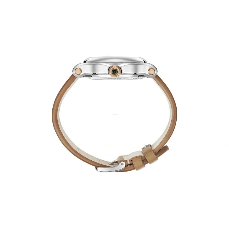 Chopard,Happy Sport 36mm,36mm,Stainless Steel,Rose Gold,Green,Automatic,Day,Sapphire,Crystal Glass,278559,278559-6028