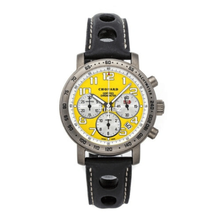 Chopard,Mille Miglia 39mm,39mm,Titanium,Yellow,White,Automatic,Chronograph,Day,16,16/8915-104