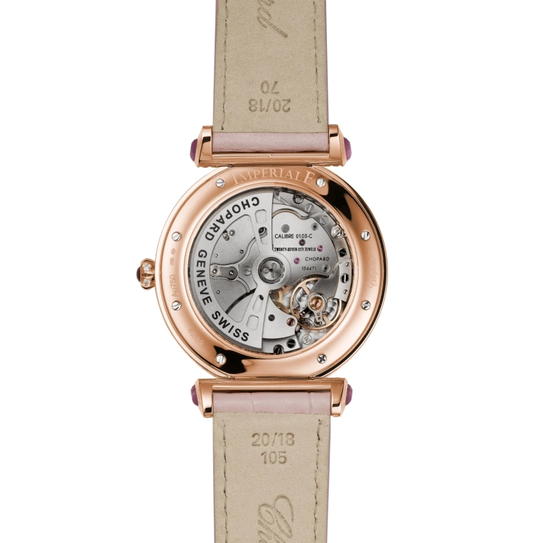 Chopard,IMPERIALE 40mm,40mm,Rose Gold,Sapphire,White,Automatic,60hours,In-house Caliber,384239,384239-5010