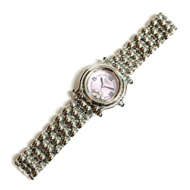 Chopard,Happy Sport 26mm,26mm,Stainless Steel,Pink,Quartz,Sapphire,Round,27,27/8250-23 pink