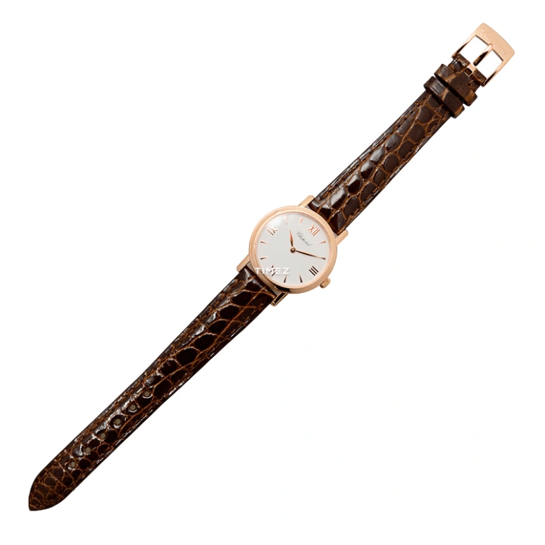 Chopard,Classic 28mm,28mm,Rose Gold,White,Quartz,Sapphire,Crystal Glass,Round,127387,127387-5201