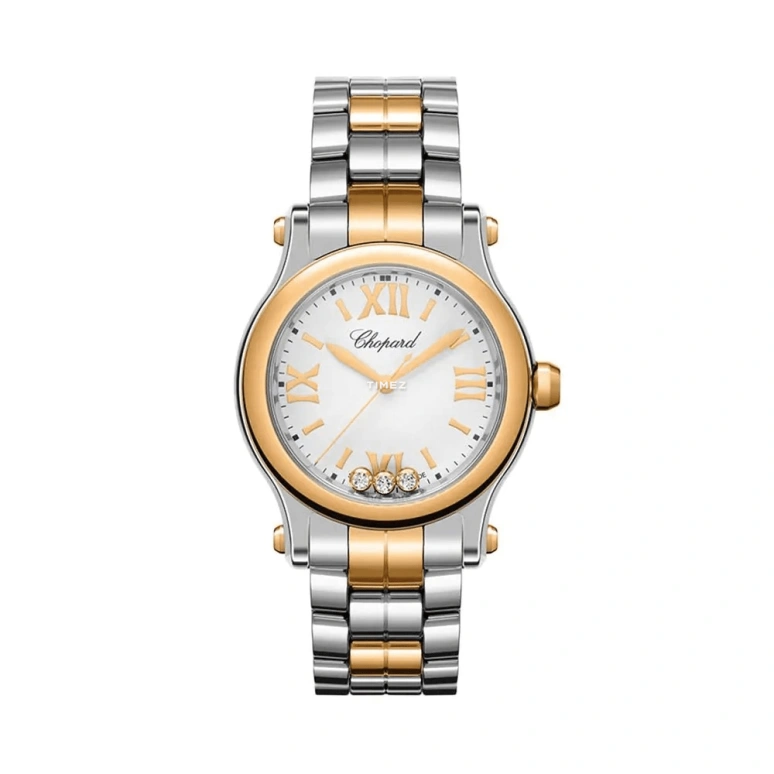 Chopard,Happy Sport 30mm,30mm,Stainless Steel,White,Quartz,Sapphire,Round,278590,278590-6002
