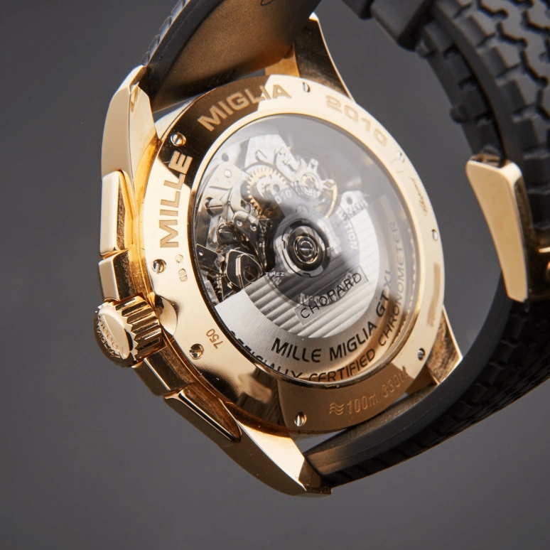 Chopard,Classic Racing 44mm,44mm,Rose Gold,Grey,Automatic,Chronograph,Day,161268,161268-5007