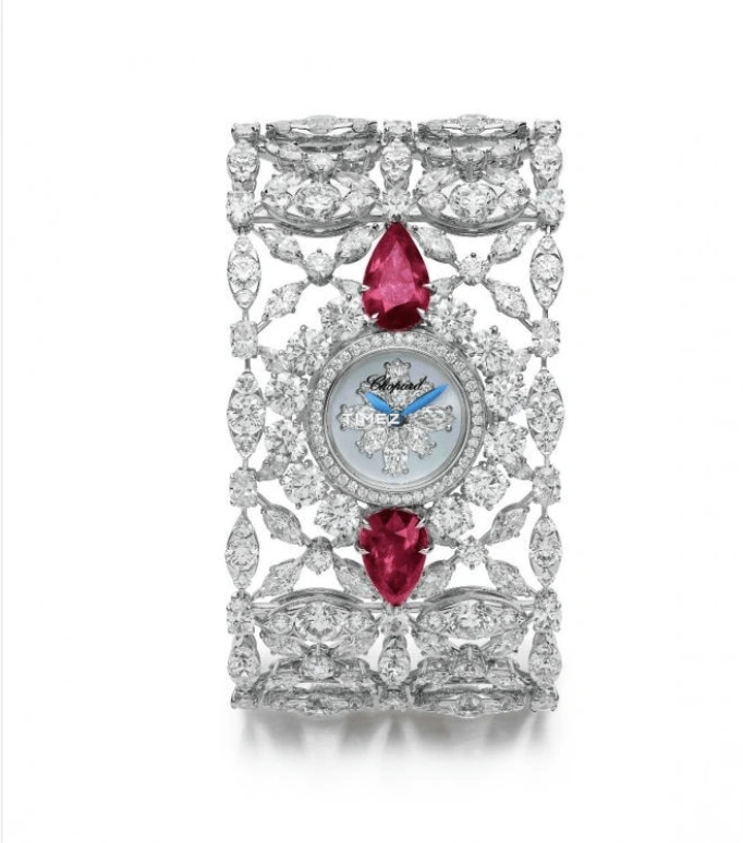 Chopard,High Jewellery ,White Gold,Silver,Setting,Diamonds,Ruby,Mother of Pearl,Diamonds,104837,104837-1002