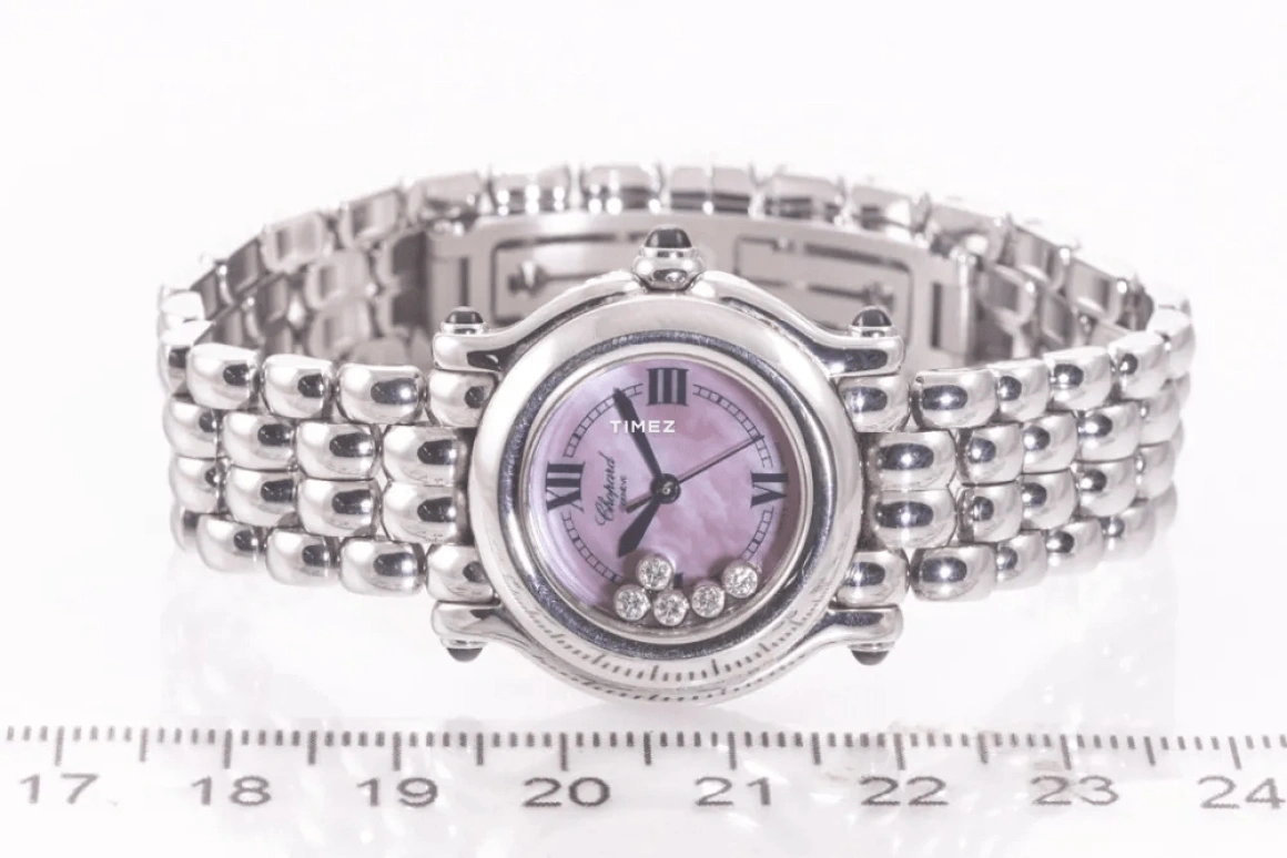 Chopard,Happy Sport 26mm,26mm,Stainless Steel,Pink,Quartz,Sapphire,Round,27,27/8250-23 pink