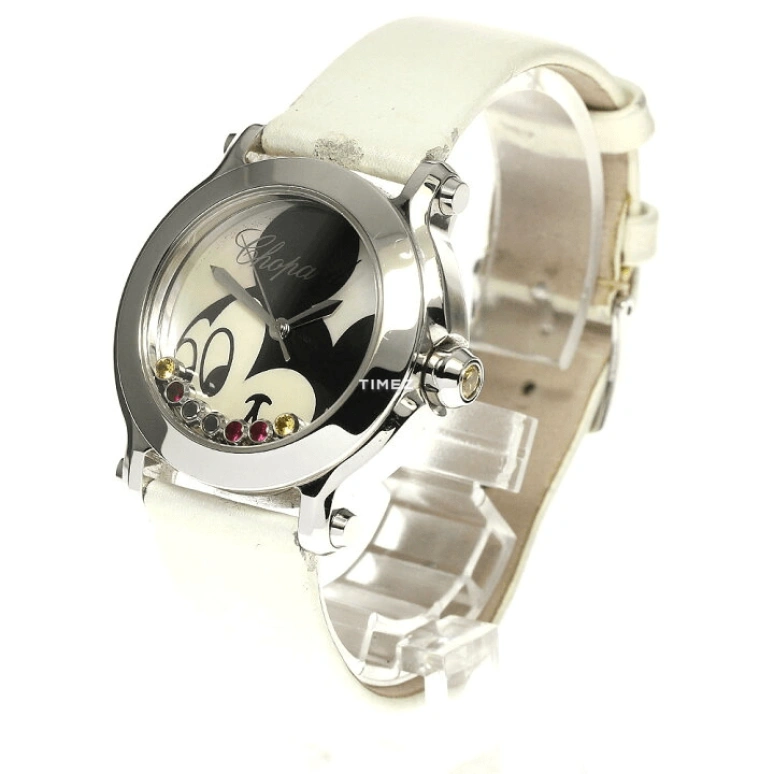 Chopard,Ladies' 36mm,36mm,Stainless Steel,White,Black,Quartz,Round,Silver,278475,278475-3032