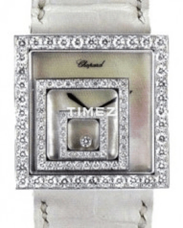 Chopard,Happy Sport 31mm,31mm,White Gold,White,Quartz,Square,Silver,207196,207196-1001