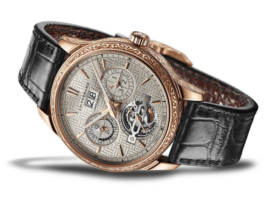 Chopard,L.U.C 43mm,43mm,Rose Gold,Silver,Handwound,Perpetual Calendar,Leap Year,Month,Date,216hours,In-house Caliber,161941,161941-5002