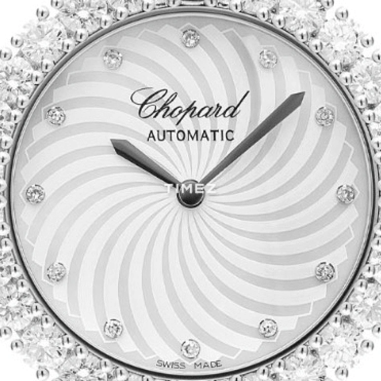 Chopard,L'HEURE DU DIAMANT 34mm,34mm,White Gold,White,Automatic,Sapphire,Round,139435,139435-1903