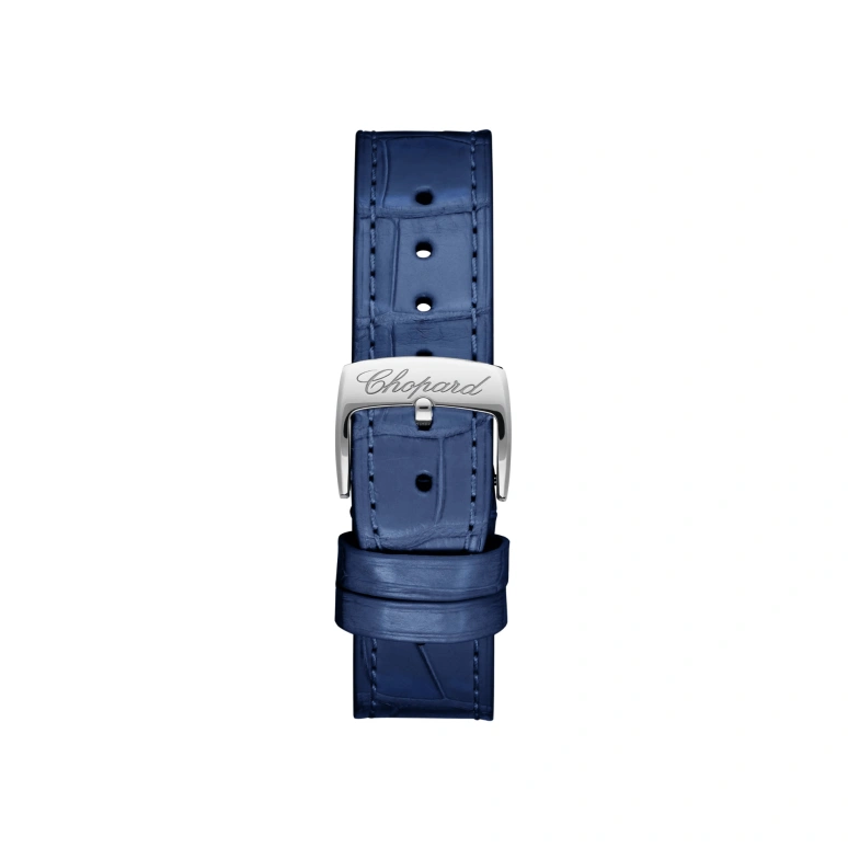 Chopard,Happy Sport 36mm,36mm,Stainless Steel,Gradient,Blue,Sapphire,Crystal Glass,Seconds,278578,278578-6003