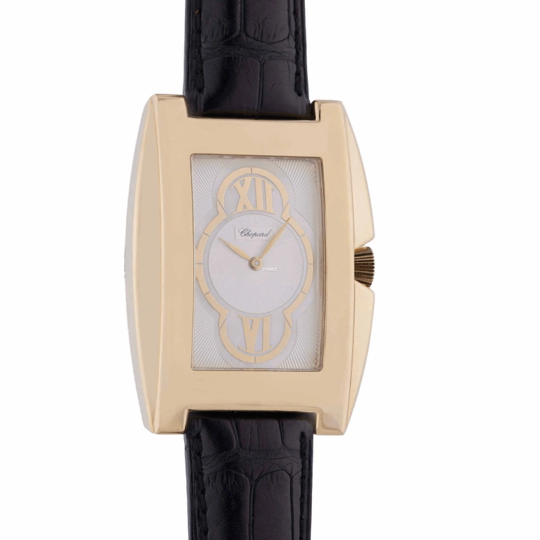 Chopard,Other 37x43mm,37x43mm,Yellow Gold,Silver White,Quartz,Sapphire,Other,163592
