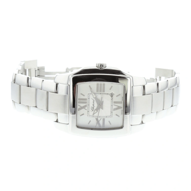 Chopard,Two O Ten 34.80x28.90mm,34.80x28.90mm,Stainless Steel,Silver White,Quartz,Day,Sapphire,118464,118464-3009