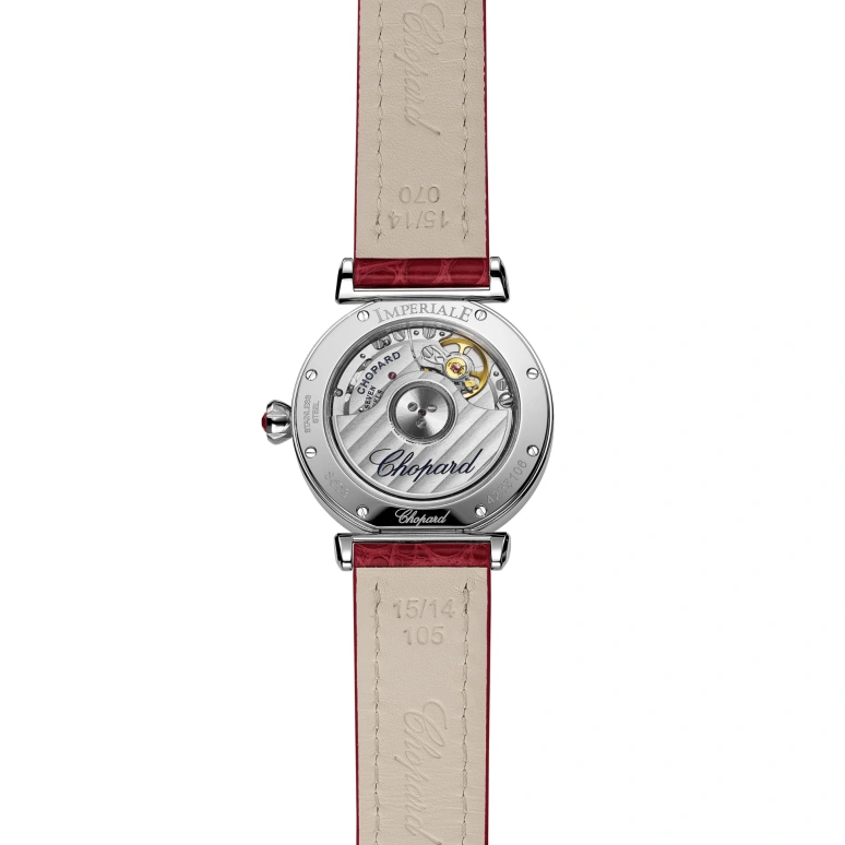 Chopard,IMPERIALE 29mm,29mm,Stainless Steel,Red,Automatic,42hours,In-house Caliber,388563,388563-6016