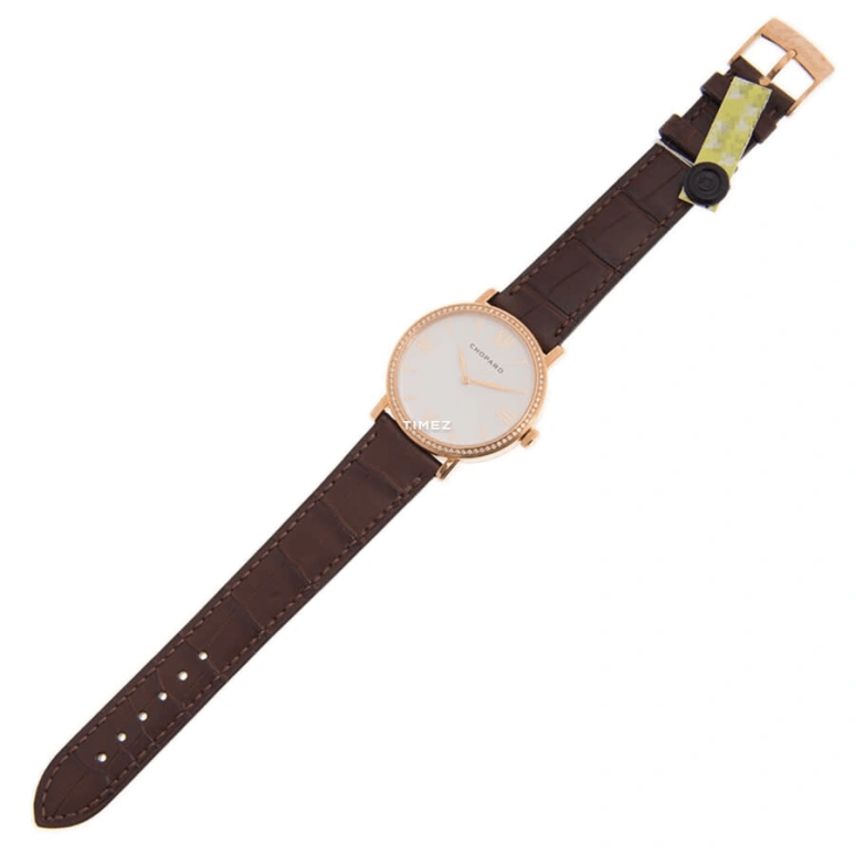 Chopard,Classic 34mm,34mm,Rose Gold,White,Automatic,Sapphire,Crystal Glass,Round,173154,173154-5201