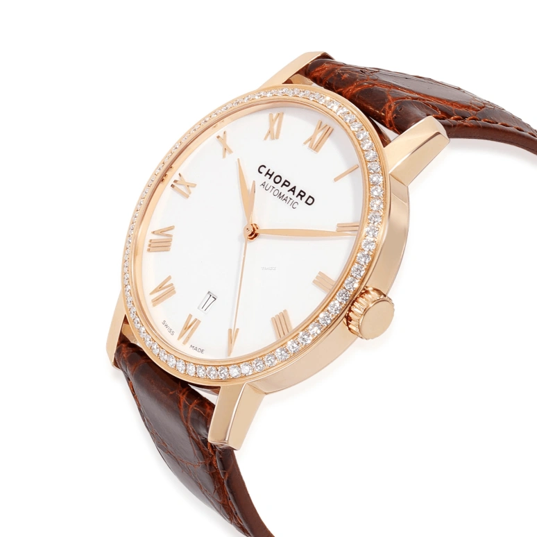 Chopard,Classic 40mm,40mm,Rose Gold,White,Automatic,Sapphire,Round,171278,171278-5004