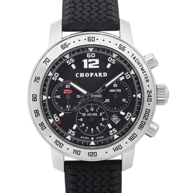 Chopard,Mille Miglia 36mm,36mm,Stainless Steel,Black,Automatic,Chronograph,Day,16,16/8933