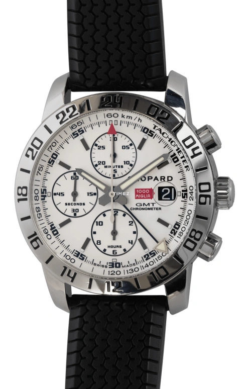 Chopard,Mille Miglia 42.20mm,42.20mm,Stainless Steel,White,Automatic,Chronograph,Day,16,16/8992/3