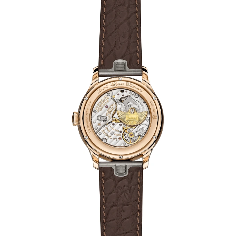 Chopard,L.U.C 40.50mm,40.50mm,Rose Gold,Blue,Automatic,Moonphase,Perpetual Calendar,Leap Year,Month,65hours,In-house Caliber,161951,161951-5001