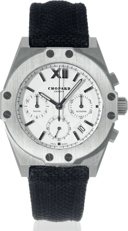 Chopard,Alpine Eagle 32mm,32mm,Stainless Steel,Silver White,Automatic,Chronograph,Day,268390