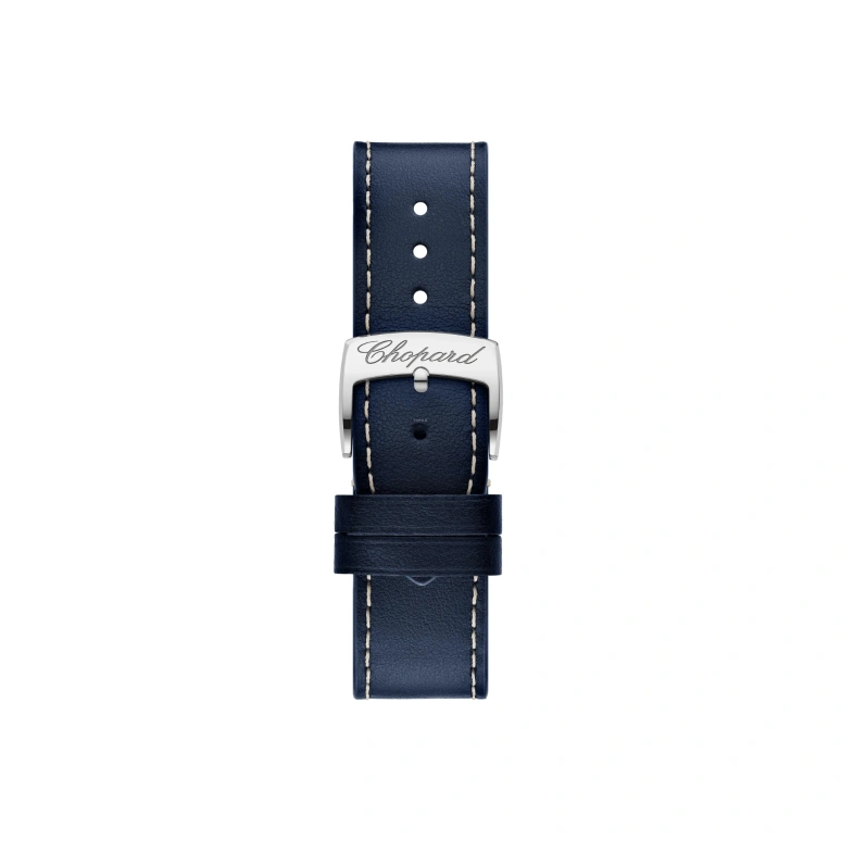 Chopard,Happy Sport 40mm,40mm,Stainless Steel,Ocean Blue,Blue,Silver White,Sapphire,Crystal Glass,Seconds,278615,278615-6001