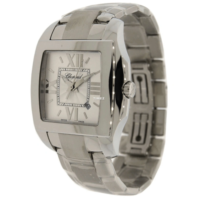 Chopard,Two O Ten 34.80x28.90mm,34.80x28.90mm,Stainless Steel,Silver White,Quartz,Day,Sapphire,118464,118464-3009