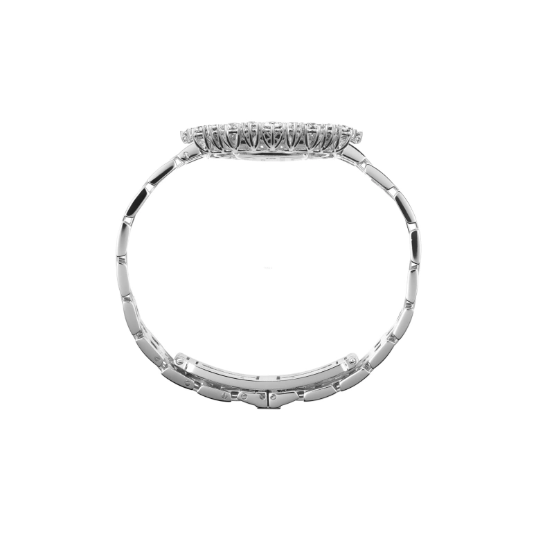 Chopard,Happy Diamonds 36.30mm,36.30mm,White Gold,Silver White,Quartz,Sapphire,Crystal Glass,Round,209437,209437-1601