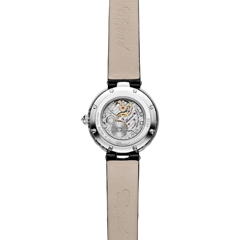 Chopard,L'HEURE DU DIAMANT 26mm,26mm,White Gold,Black,Handwound,45hours,In-house Caliber,13A178,13A178-1318
