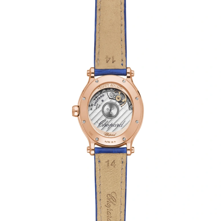 Chopard,Happy Sport 31.31x29mm,31.31x29mm,Rose Gold,Silver,Automatic,42hours,In-house Caliber,275362,275362-5001