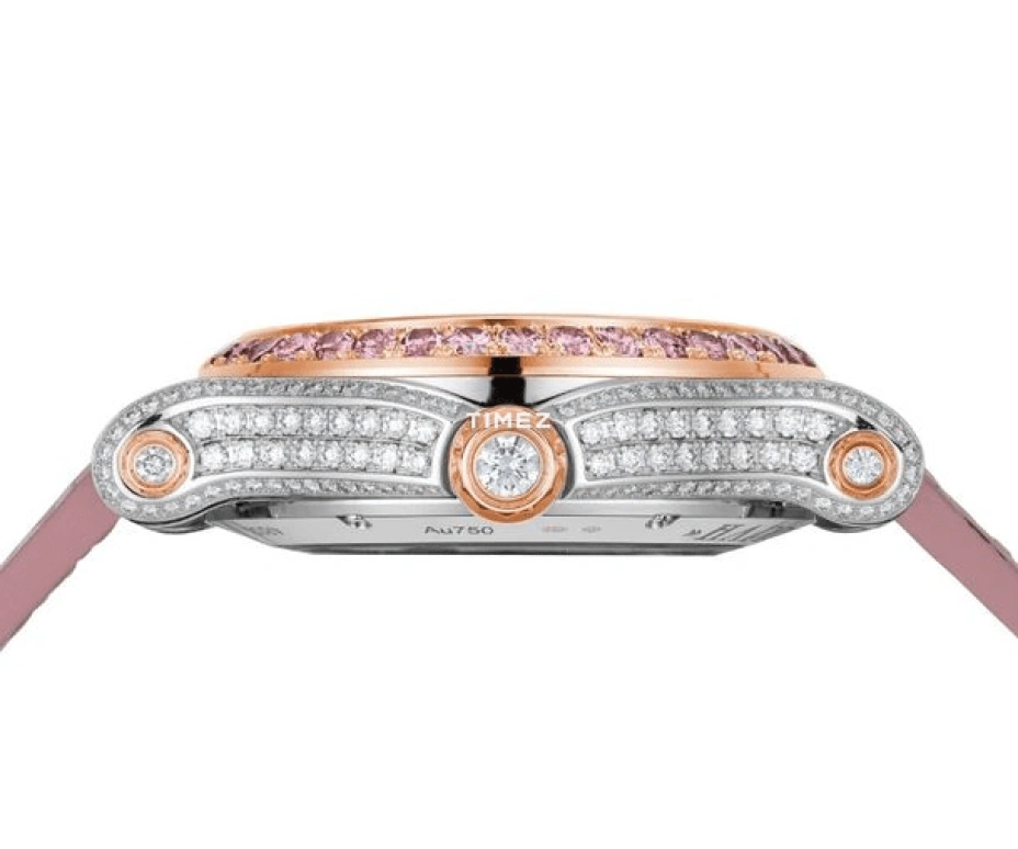 Chopard,Happy Diamonds 36mm,36mm,Rose Gold,White Gold,Silver,Automatic,Sapphire,Crystal Glass,Round,274891,274891-9001