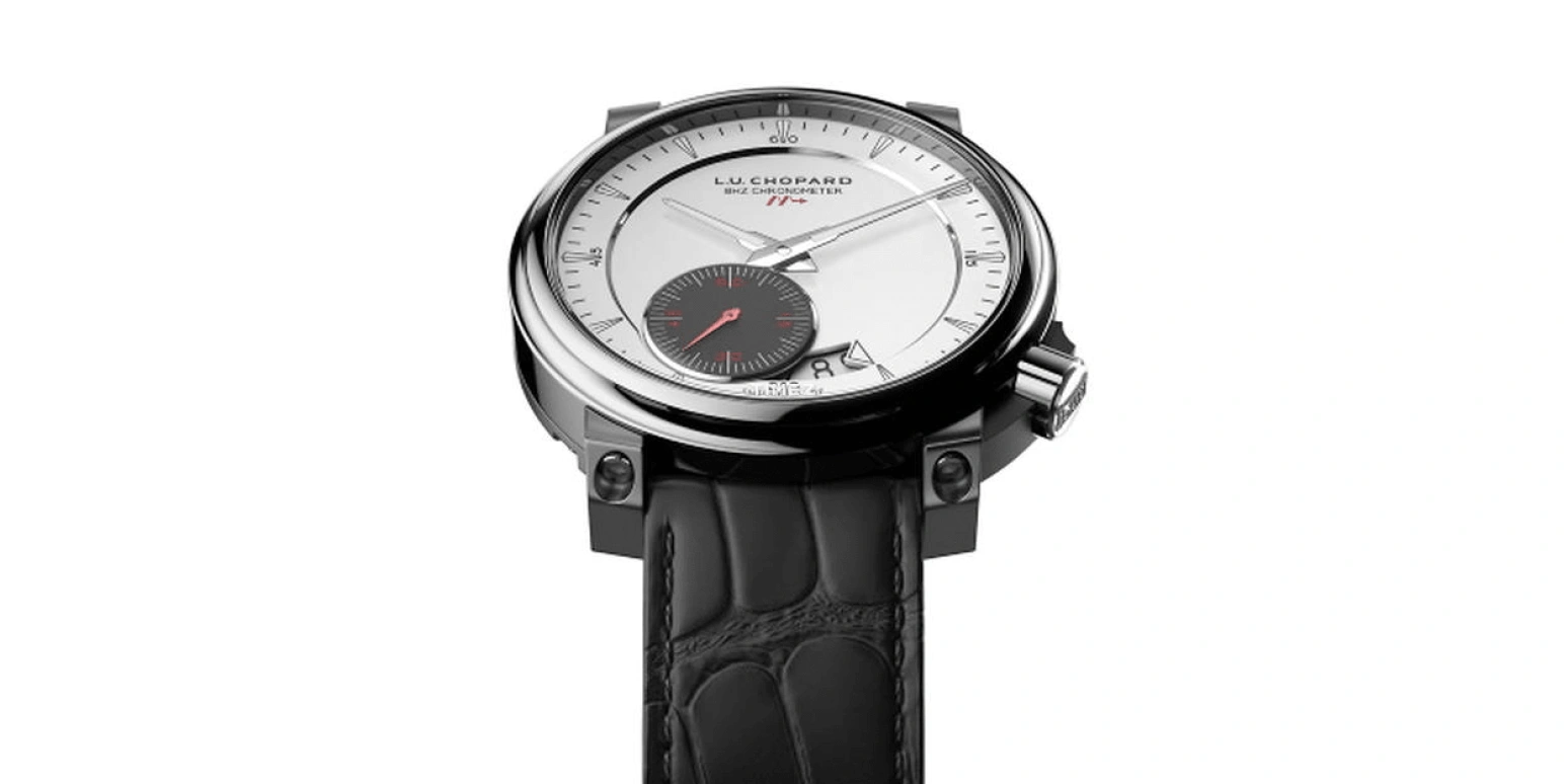 Chopard,L.U.C 42mm,42mm,Titanium,White,Automatic,Day,60hours,161938,161938-3001