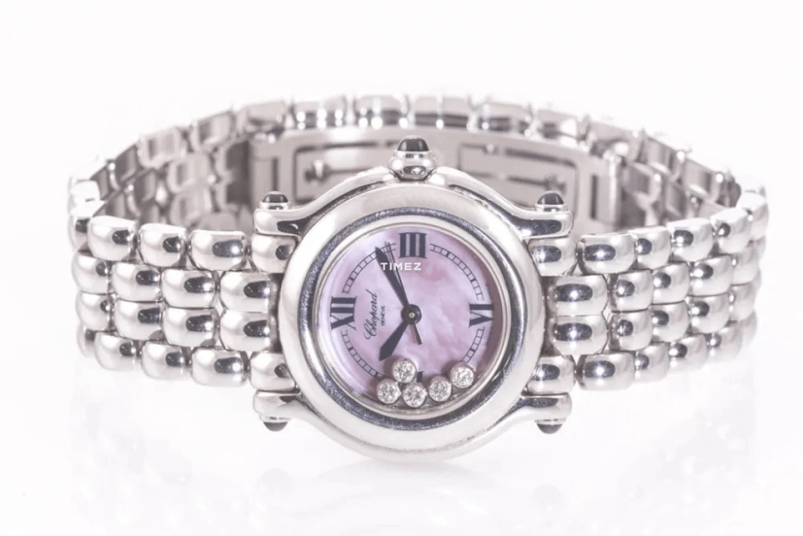 Chopard,Happy Sport 26mm,26mm,Stainless Steel,Pink,Quartz,Sapphire,Round,27,27/8250-23 pink