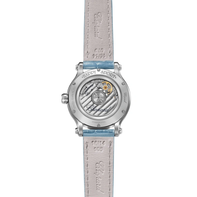 Chopard,Happy Sport 33mm,33mm,Stainless Steel,White,Automatic,Round,Silver,278608,278608-3009