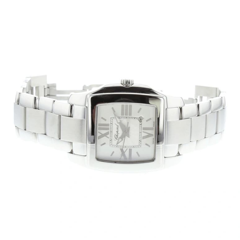 Chopard,Two O Ten 34.80x28.90mm,34.80x28.90mm,Stainless Steel,Silver White,Quartz,Day,Sapphire,118464,118464-3009