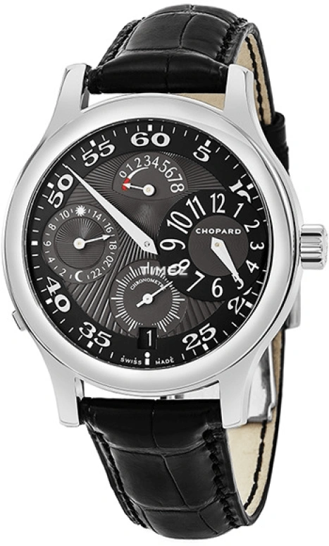 Chopard,L.U.C 39.50mm,39.50mm,Palladium,Grey,Handwound,Day,Power Reserve Indicator,Dule Time,1618741