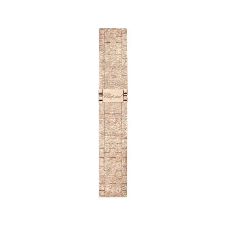 Chopard,L'HEURE DU DIAMANT 30x27mm,30x27mm,Rose Gold,Silver White,Handwound,Sapphire,Crystal Glass,Oval,10A393,10A393-5106