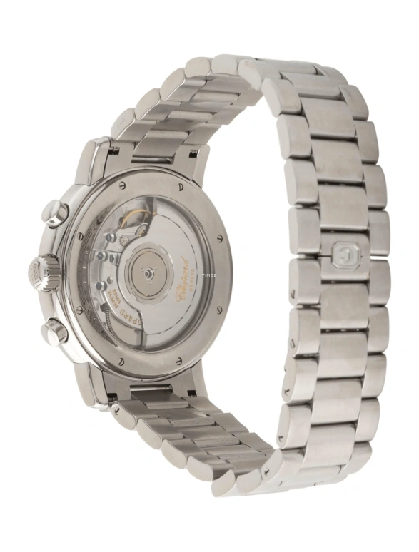 Chopard,Mille Miglia 39mm,39mm,Stainless Steel,Silver White,Automatic,Chronograph,Day,158331,158331-3002