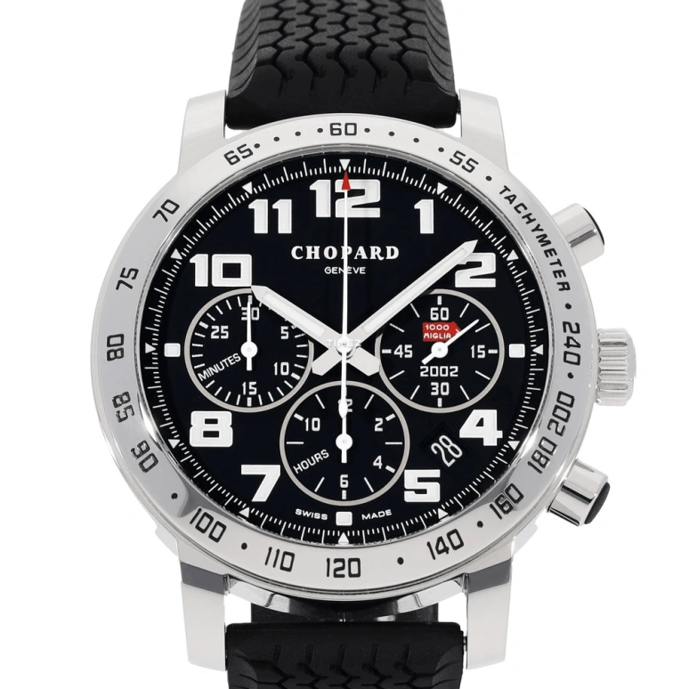 Chopard,Mille Miglia 40mm,40mm,Stainless Steel,Black,Automatic,Chronograph,Day,16,16/8920