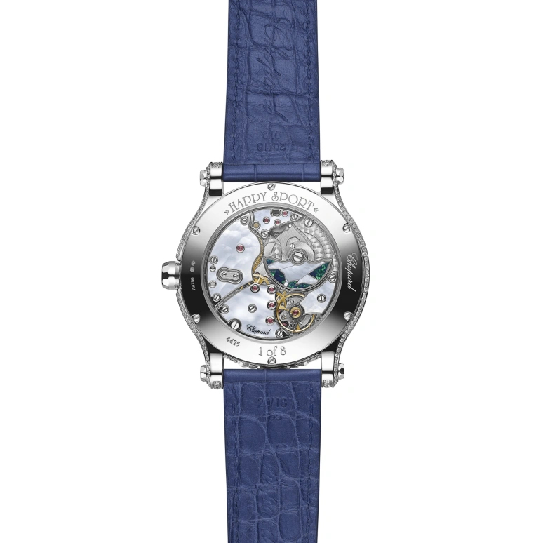 Chopard,Happy Sport 40mm,40mm,White Gold,Automatic,65hours,In-house Caliber,274425,274425-1001