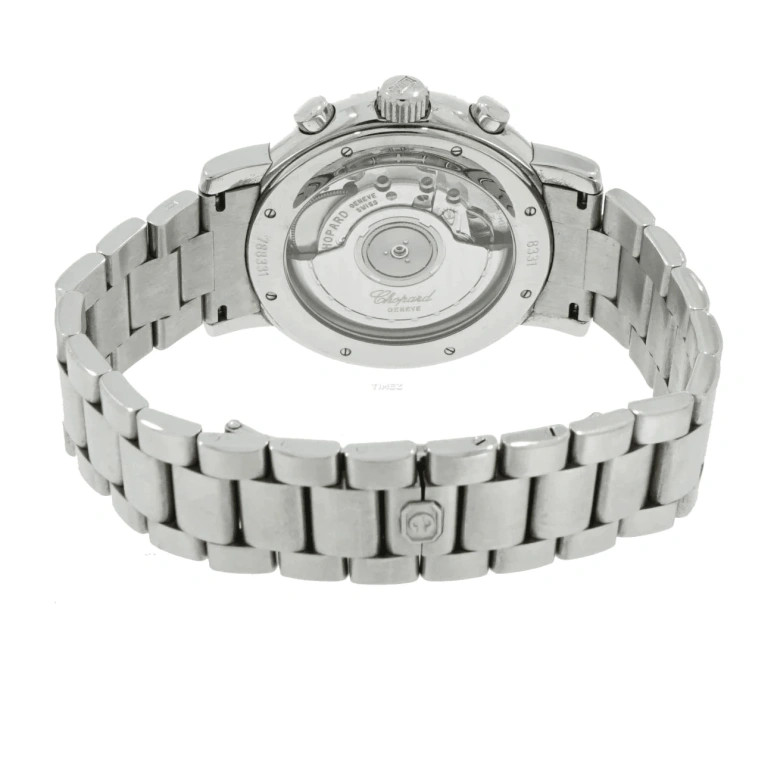 Chopard,Mille Miglia 39mm,39mm,Stainless Steel,Silver White,Automatic,Chronograph,Day,158331,158331-3002