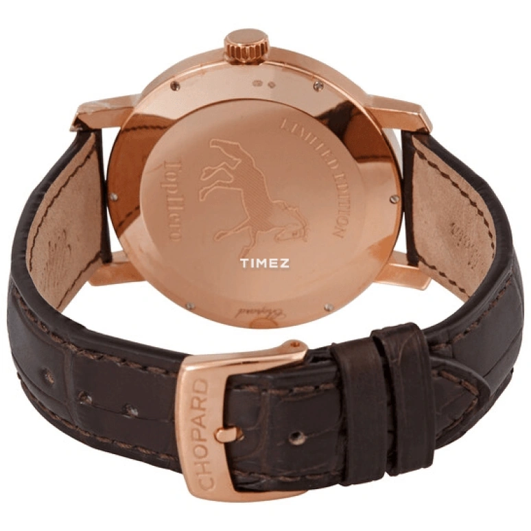 Chopard,Classic 40mm,40mm,Rose Gold,White,Automatic,Day,Sapphire,161278,161278-5015