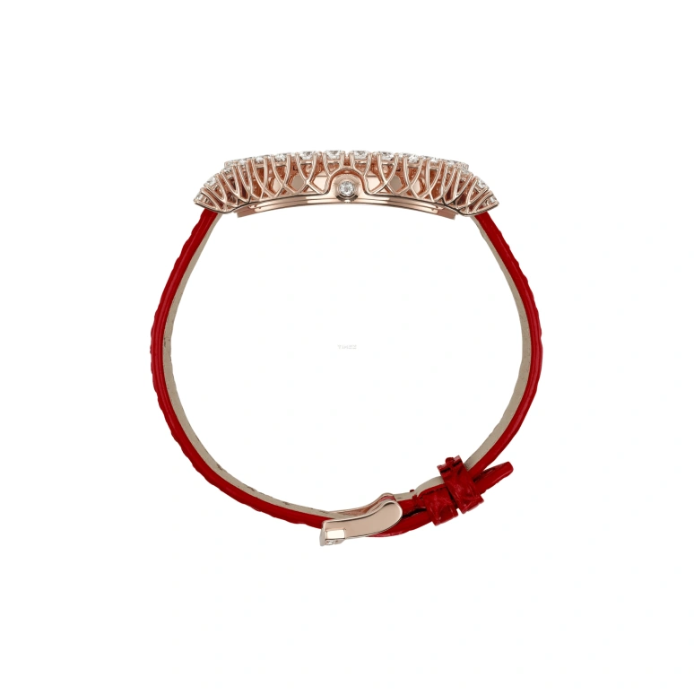 Chopard,L'HEURE DU DIAMANT 40x34mm,40x34mm,Rose Gold,White,Handwound,Sapphire,Oval,139383,139383-5223