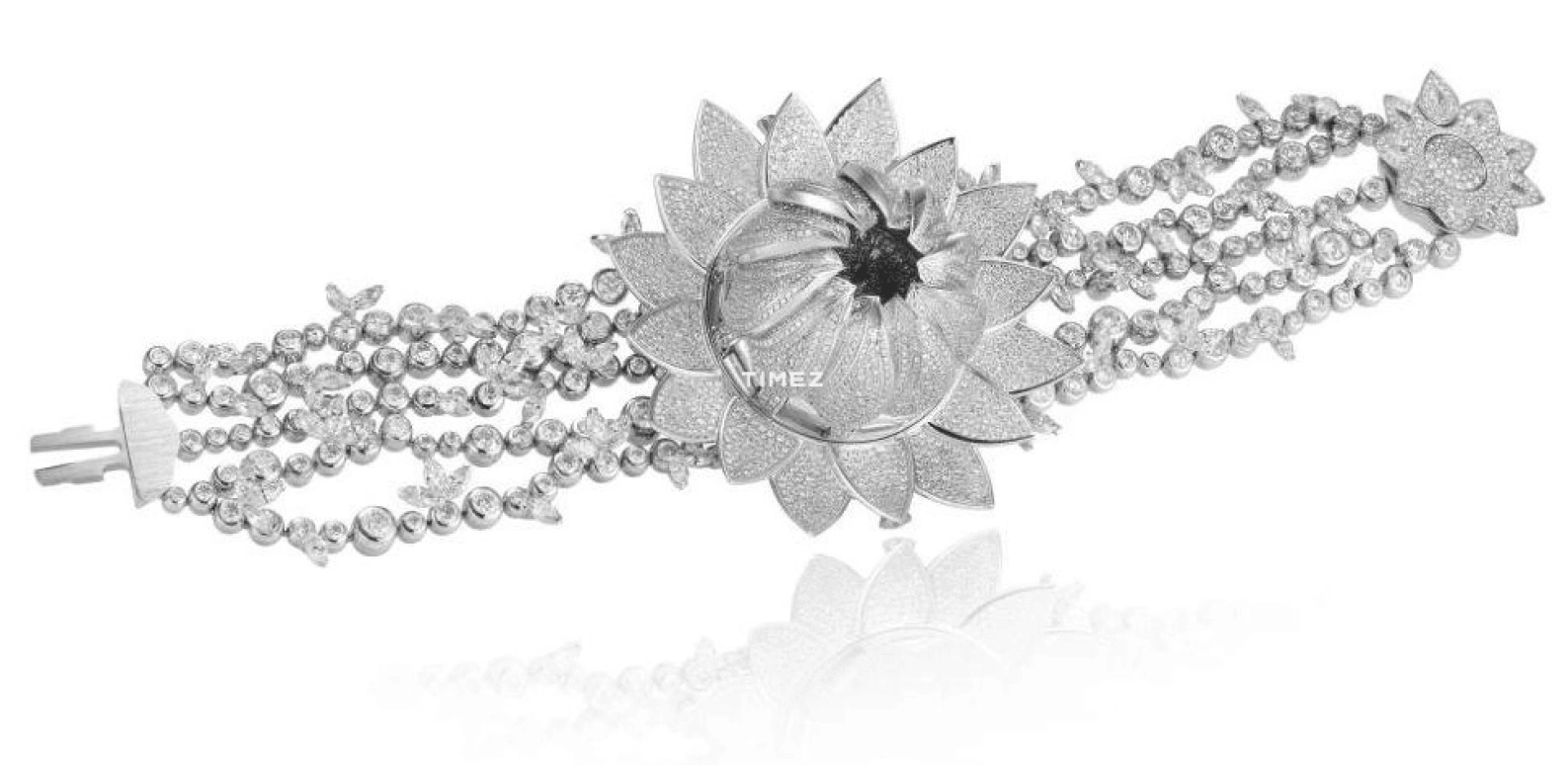 Chopard,Ladies' 26.75mm,26.75mm,Platinum,White,Quartz,Other,Silver,104420,104420-9001