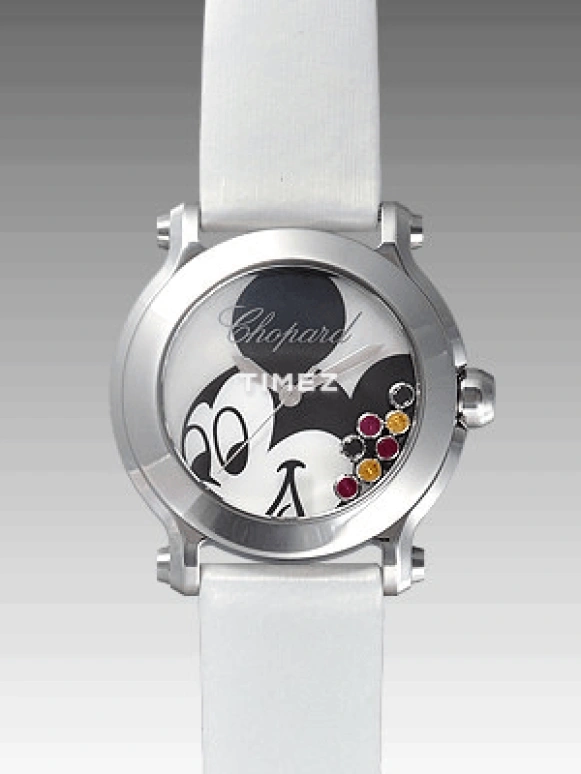 Chopard,Ladies' 36mm,36mm,Stainless Steel,White,Black,Quartz,Round,Silver,278475,278475-3032